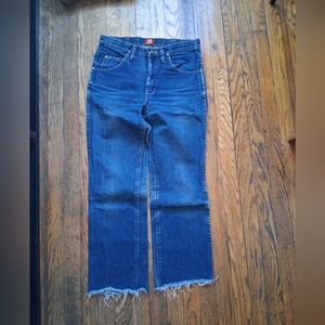 Wrangler Dark Blue Straight Leg Jeans